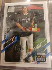 2021 Topps - World Series Highlights Corey Seager #198 Rangers 