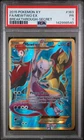 2015 POKEMON XY BREAKTHROUGH SECRET #163 FULL ART/MEWTWO EX PSA 1