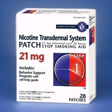 28ct Habitrol Nicotine Transdermal System Patch Stop Smoking Step 1 21mg 0926 