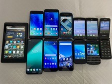 Android Devices Collection - Mixed Lot of 12 WORKING Phones tablet - mixed brand
