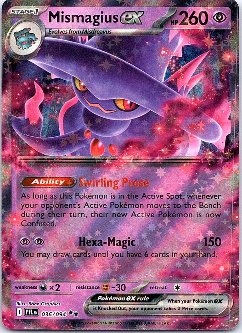 ME02: Phantasmal Flames #036/094 Mismagius ex
