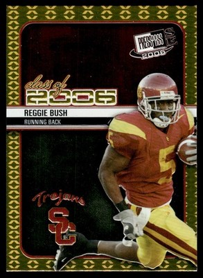 2006 Press Pass SE Class of 2006 Reggie Bush RC USC Trojans #1