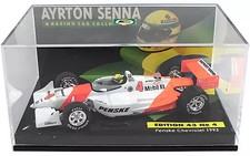 1/43 Penske Chevrolet 1993 #4 White Red Mobil1 Ayrton Senna Racing Diecast