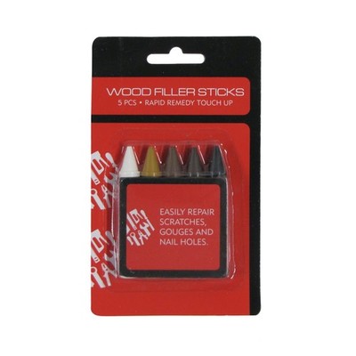 5pc Wood Filler Stick Set Scratch Hole Concealer Furniture Floor Repair Pen Kit