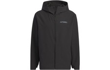 adidas Brushed Shell Fleece-Lined Sports Hooded Jacket