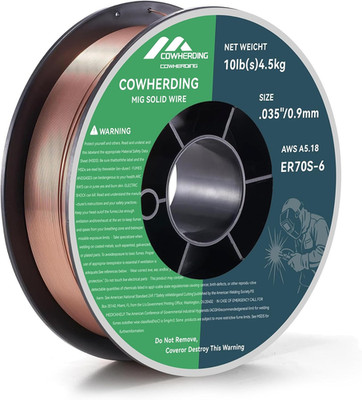 Solid Mig Welding Wire, 0.035-Inch ER70S-6 10-Pound (4.5Kg) for CO  Gas Solid Ca