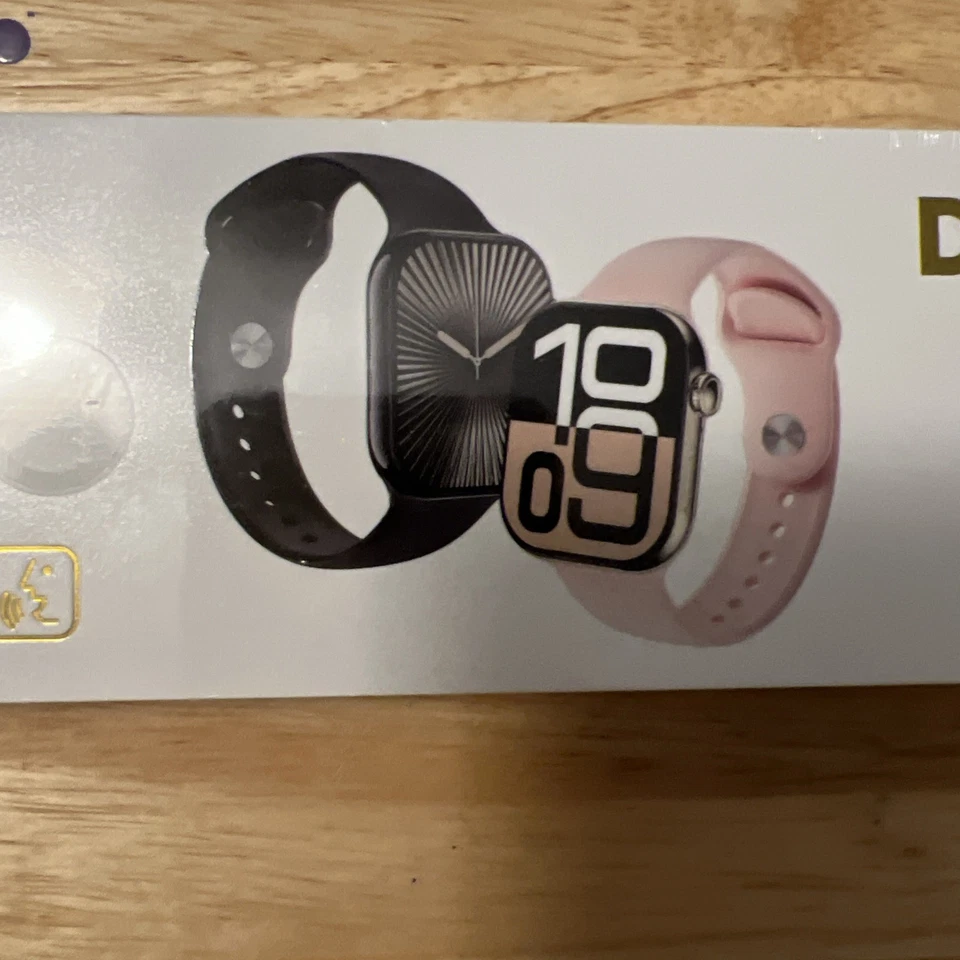 D37 Pro Ultra-Thin Series 10 Smartwatch 46mm - White Band - Image 3 of 4