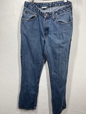 CARHARTT WOMENS JEANS SIZE 10 X 32 STRAIGHT LEG HIGH RISE