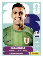 2026 Panini World Cup Stickers  #URU3  Santiago Mele - Uruguay   MLS