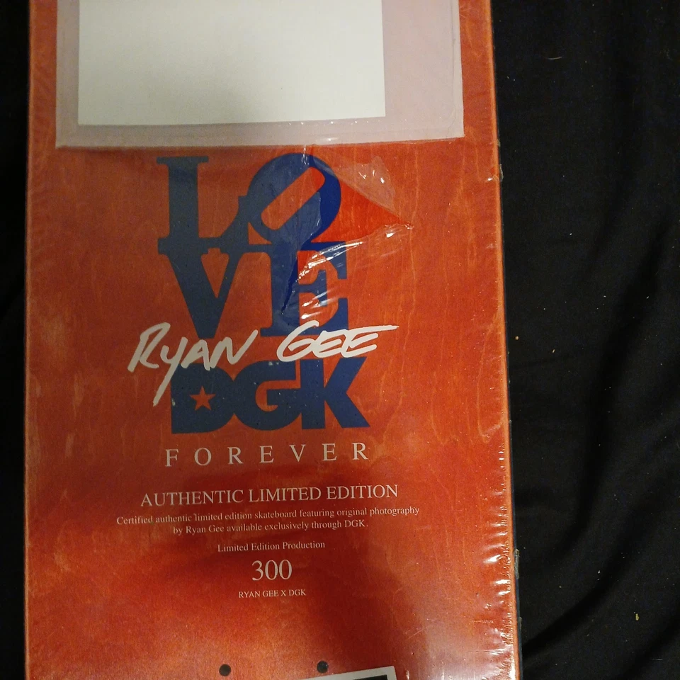 DGK Limited Edition "LOVE PARK FOREVER" Extremely Rare Skateboard Deck - image 2 of 3
