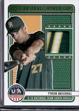 Tyron Brickhill 2023 USA Stars & Stripes U-18 World Cup Prime Relic Patch /10