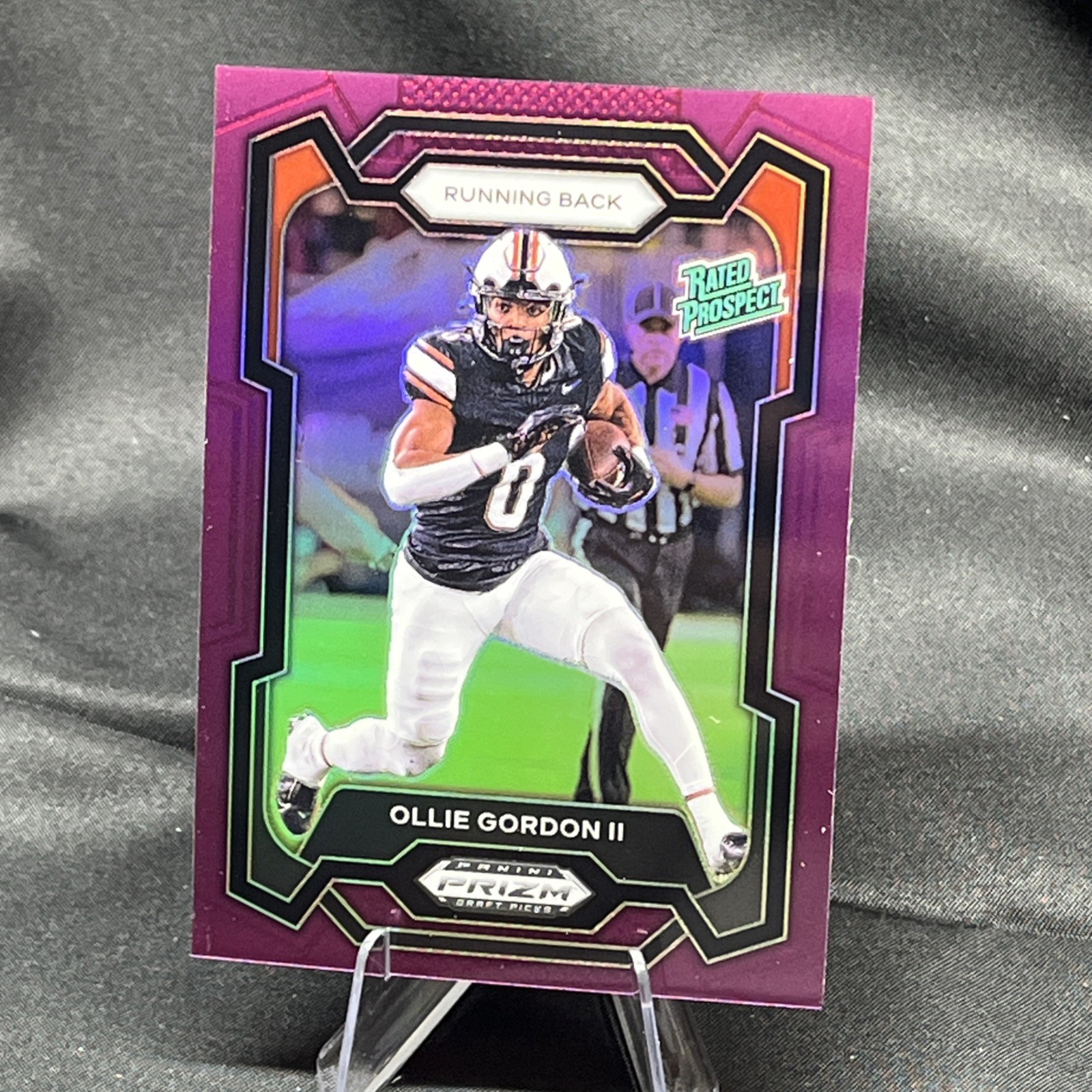 2024 Panini Prizm Draft Picks🔥 #102 Ollie Gordon II 🔥Purple Prizms /75