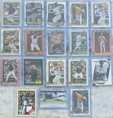 Topps, Bowman Pittsburgh Pirates Rookie & more 18 Card Lot 