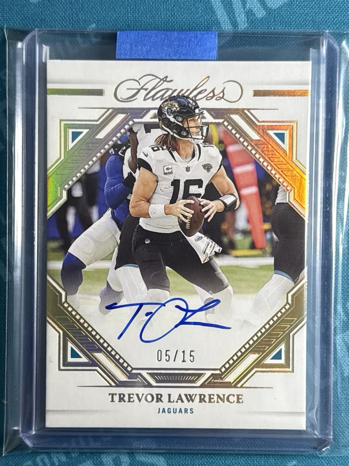 2022 Panini Flawless - Flawless Frame Signatures Trevor Lawrence FFS-TL Auto /15