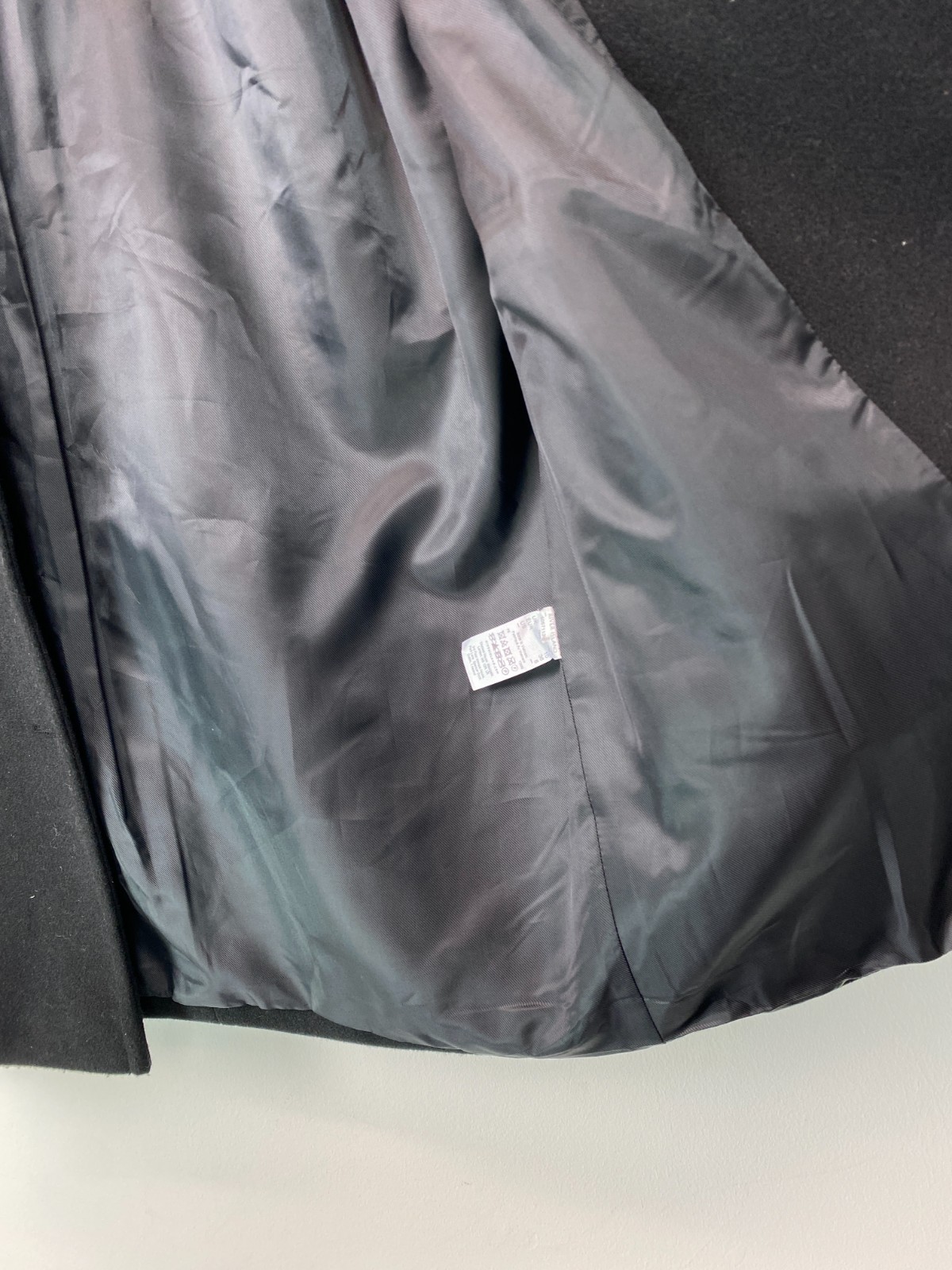 River Island Black Solid Coat Button Front Collar… - image 11