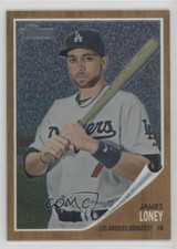 2011 Topps Heritage Chrome 179/1962 James Loney #C92 x5u