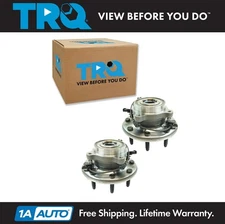 TRQ Front Wheel Bearing & Hub Assembly     Set of 2 Pair for Chevy GMC 2500 3500