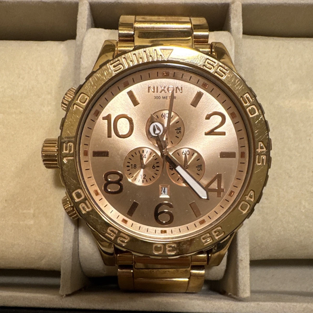 Nixon oversized gold watch. NWT. Nixon Women main image 2