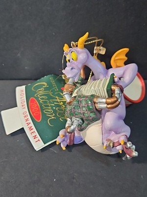 Rare Disney Artist Collection 2000 Holiday Ornament Figment Band MISSING Pieces 