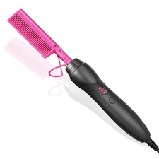 Hot Comb Hair Straightener Pressing Combs - Ceramic Electric Hair Straighteni...