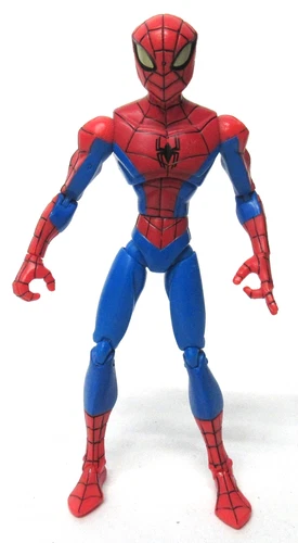 Hasbro 6" Spectacular Spider-Man Animated Super Poseable 2008 2007 RARE
