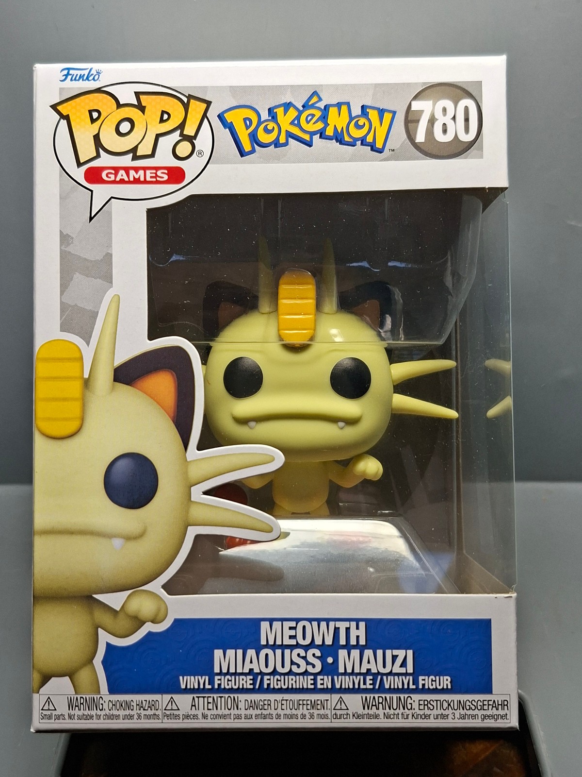 Funko Pop! POKEMON POP Games N° 780 Miaouss (F12)