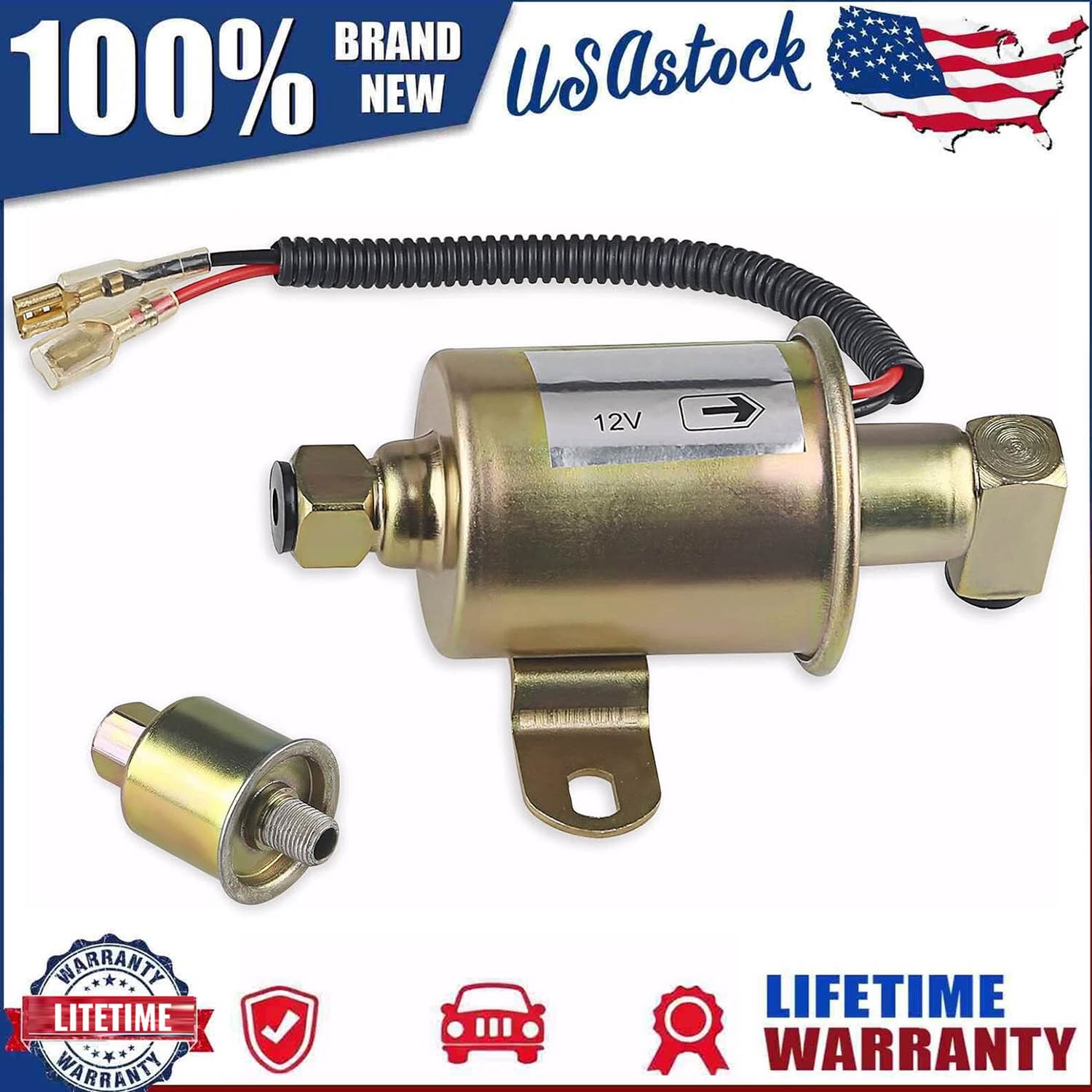 Electric Fuel Pump With Fuel Filter 149-2620