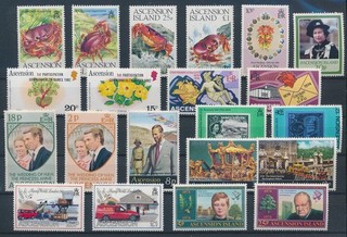 LS94697 Ascension Island selection of nice stamps fine lot MNH