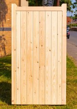 Wooden Flat Top Pedestrian Gates Made to Order
