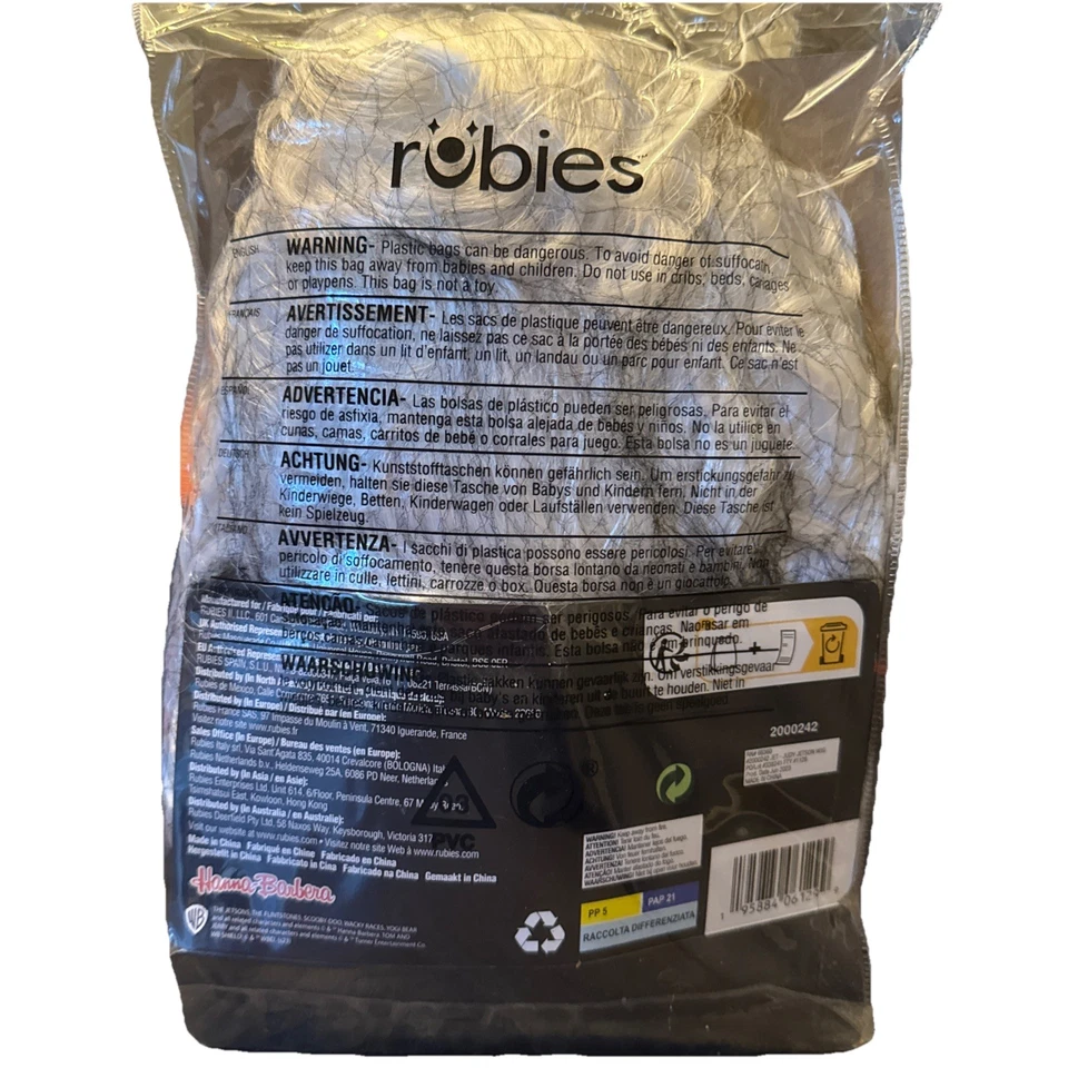 Peluca para mujer RUBIES The Jetsons Judy Jetson blanca nueva en paquete Foto 3 de 4