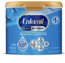 Enfamil Enspire Optimum Infant Formula Powder Tub 20.5oz. Exp 12/01/2025