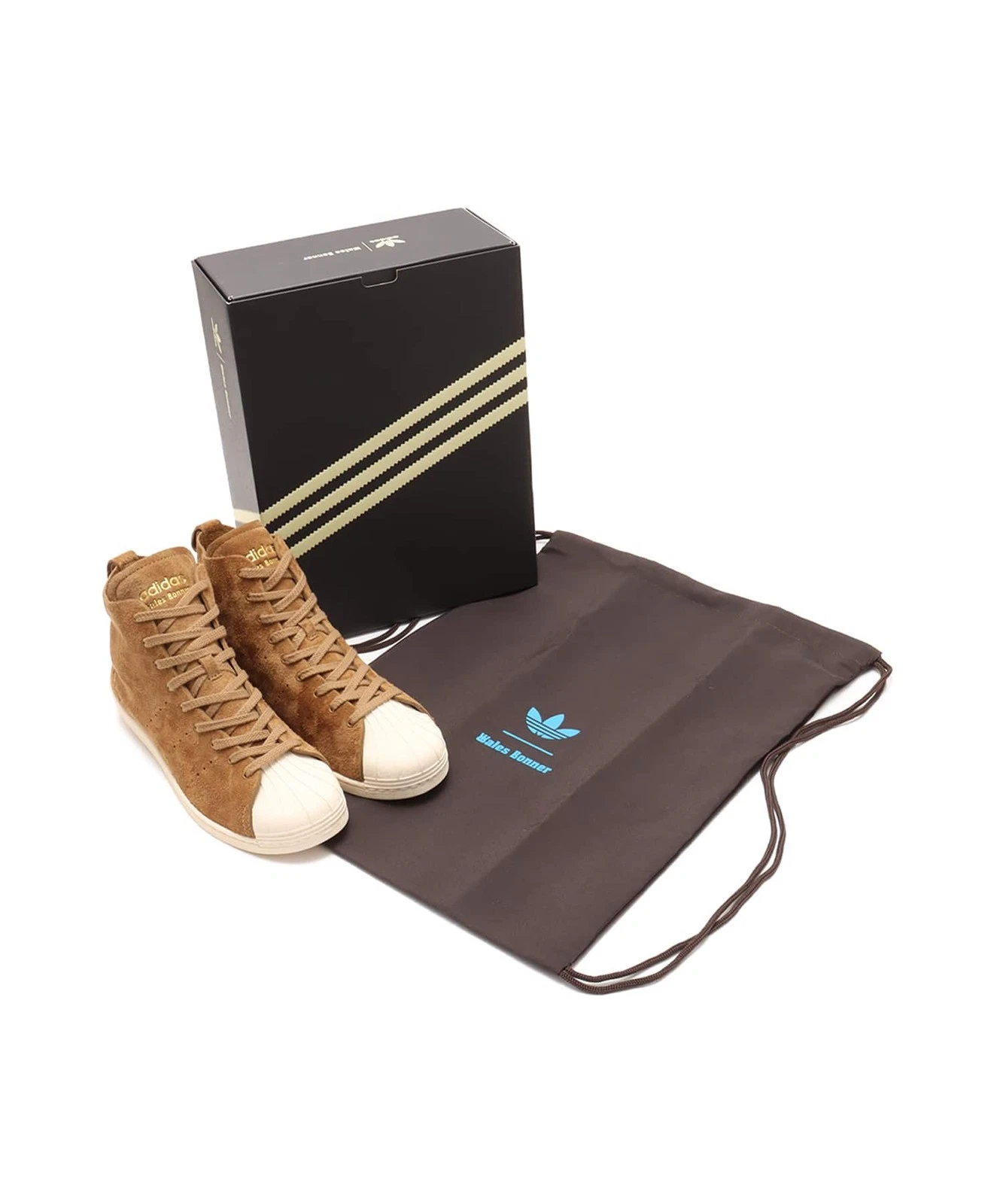 adidas Originals Wales Bonner Superstar Supcol Wonwhi Gold JR0217 Men Us10.5