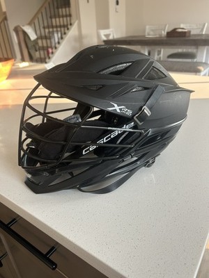 Cascade XRS Pro Lacrosse Helmet White OSFM 360 Fit EAFX PLL Adult Helmet 