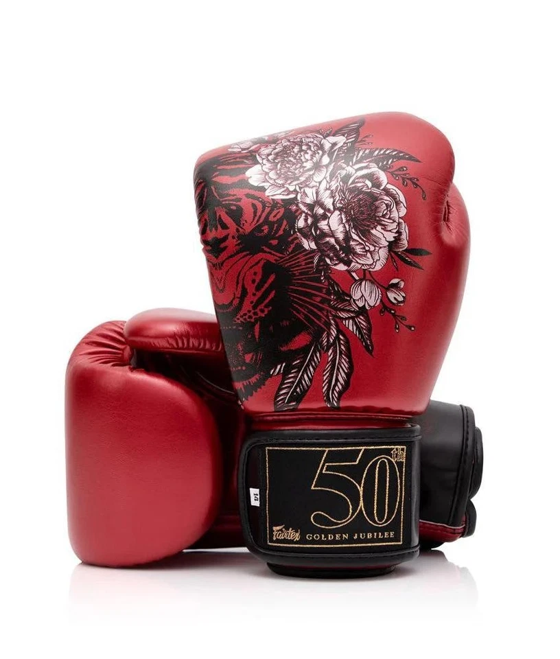 (Free Shipping) Fairtex Boxing Gloves BGV-Premium Fairtex Golden Jubilee Limited - Image 2 of 4