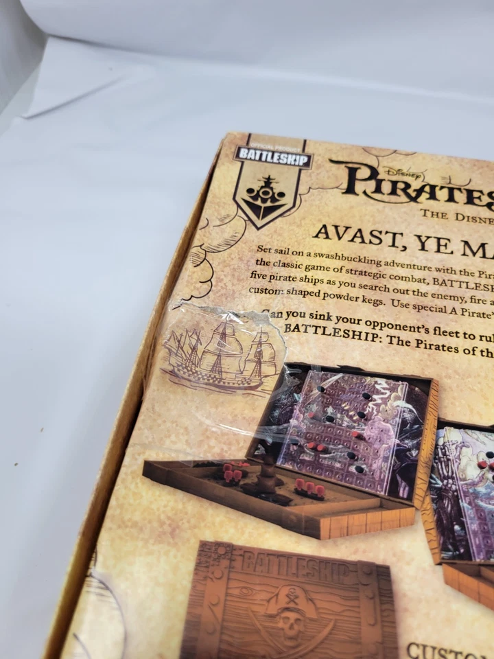 Battleship Piratas del Caribe Disney Edición Parque Temático Juego 2015 Completo Foto 3 de 4