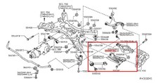 Juego De 4 Brazos Traileros (Superior E Inferior) Para Nissan Pathfinder E Infiniti QX4 1997-2004