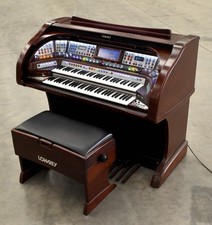 Superb Lowrey Electric Sterling Edition Organ with Deluxe Stool.