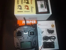 New Jumper T8SG Carbon V3 Plus Transmitter & R1F Receiver Multi-Protocal Hall +