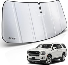 MZS Windshield Sun Shade Compatible with Suburban Tahoe Yukon Escalade 2021-2026