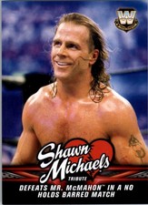 2018 Topps WWE Shawn Michaels Tribute #27 Defeats Mr. McMahon 
