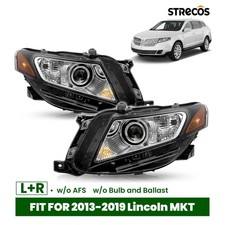 Pair Hidxenon Headlight Wo Afs Wo Bulbs Left Right For 2013-2019 Lincoln Mkt