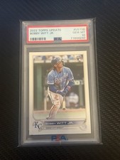 2022 Topps Update Series Bobby Witt Jr. #US100 RC PSA 10