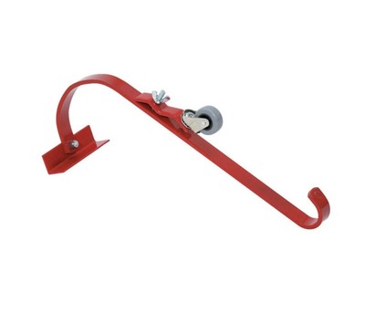 (1)  Roof Ladder Hooks with Wheel Stabilizer Heavy Steel Ladder Fall protection