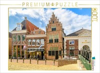 Calvendo Puzzle Edam, Dam Square | 1000 Pieces, Finished Size 25.2 × 18.9 In (64