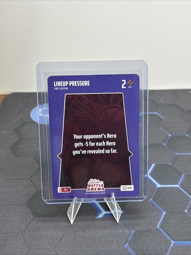 Bo Jackson Battle Arena 2026 Play Card #7 Lineup Pressure PL-7 SSP 1st Edition