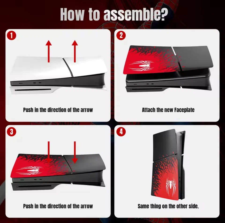 Spider-Man Limited Edition Console Cover for PlayStation 5 With controller cover - Image 3 of 3