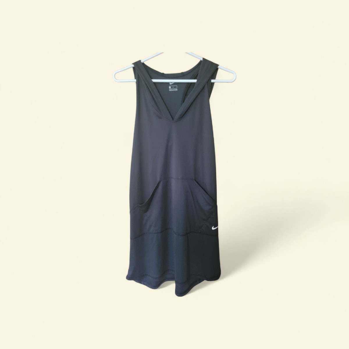Nike Women's Black Hooded Swim Cover-Up Or Athletic Dress Dri-Fit Size  Medium | eBay