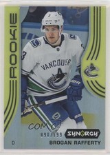 2019-20 Upper Deck Synergy Rookies Green 98/199 Brogan Rafferty #72 0cr