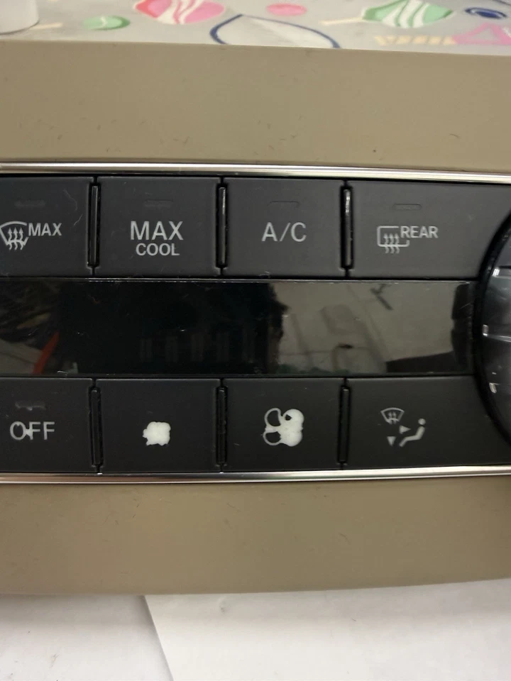 Controle de temperatura climática dianteiro Mercedes-Benz GL450 2014-2016 zona dupla fabricante de equipamento original - Imagem 2 de 4