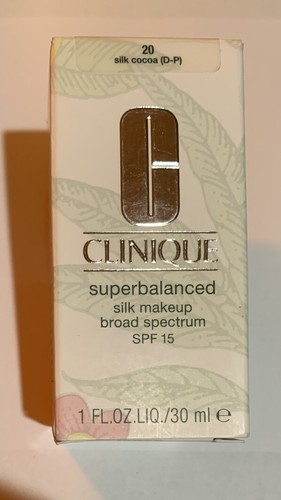 Clinique “Silk Cocoa” 20 Superbalanced Silk Makeup Foundation SPF15 NEW BOXED - Picture 2 of 3